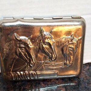 Vintage USSR Cigarette Case...EUC...Russian